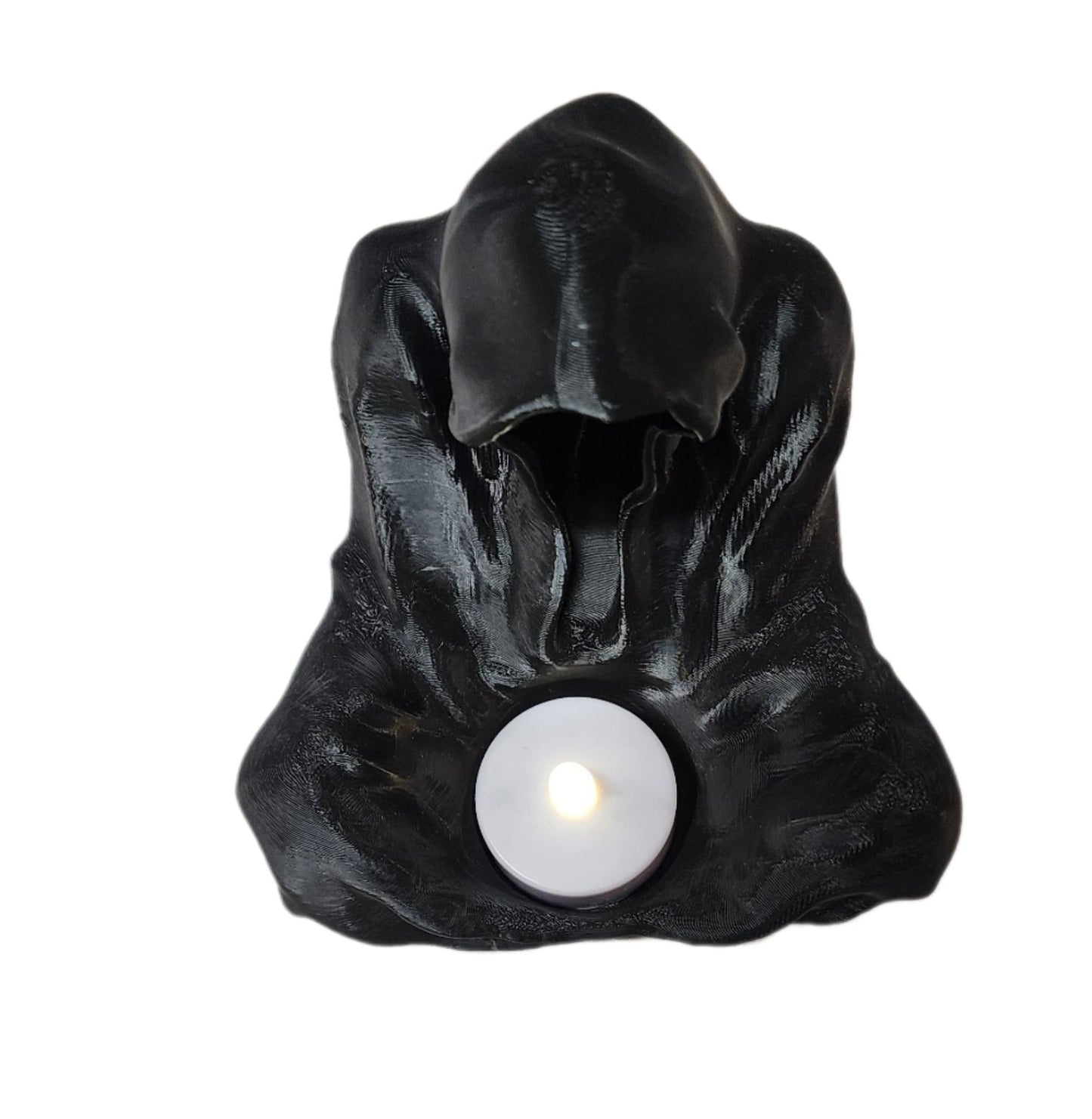 Death tea light holder