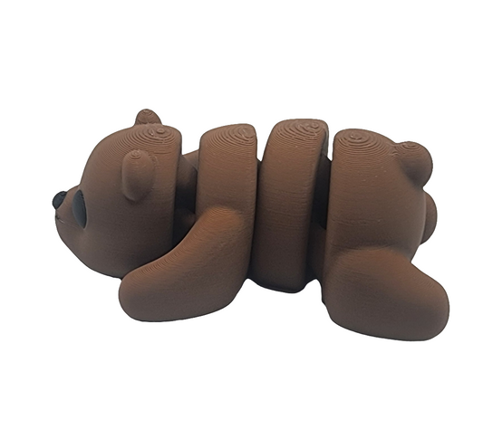 Articulating 3D printed baby bear