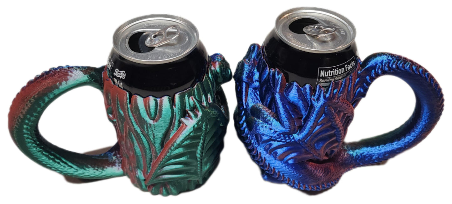 Wyvern soda can holder