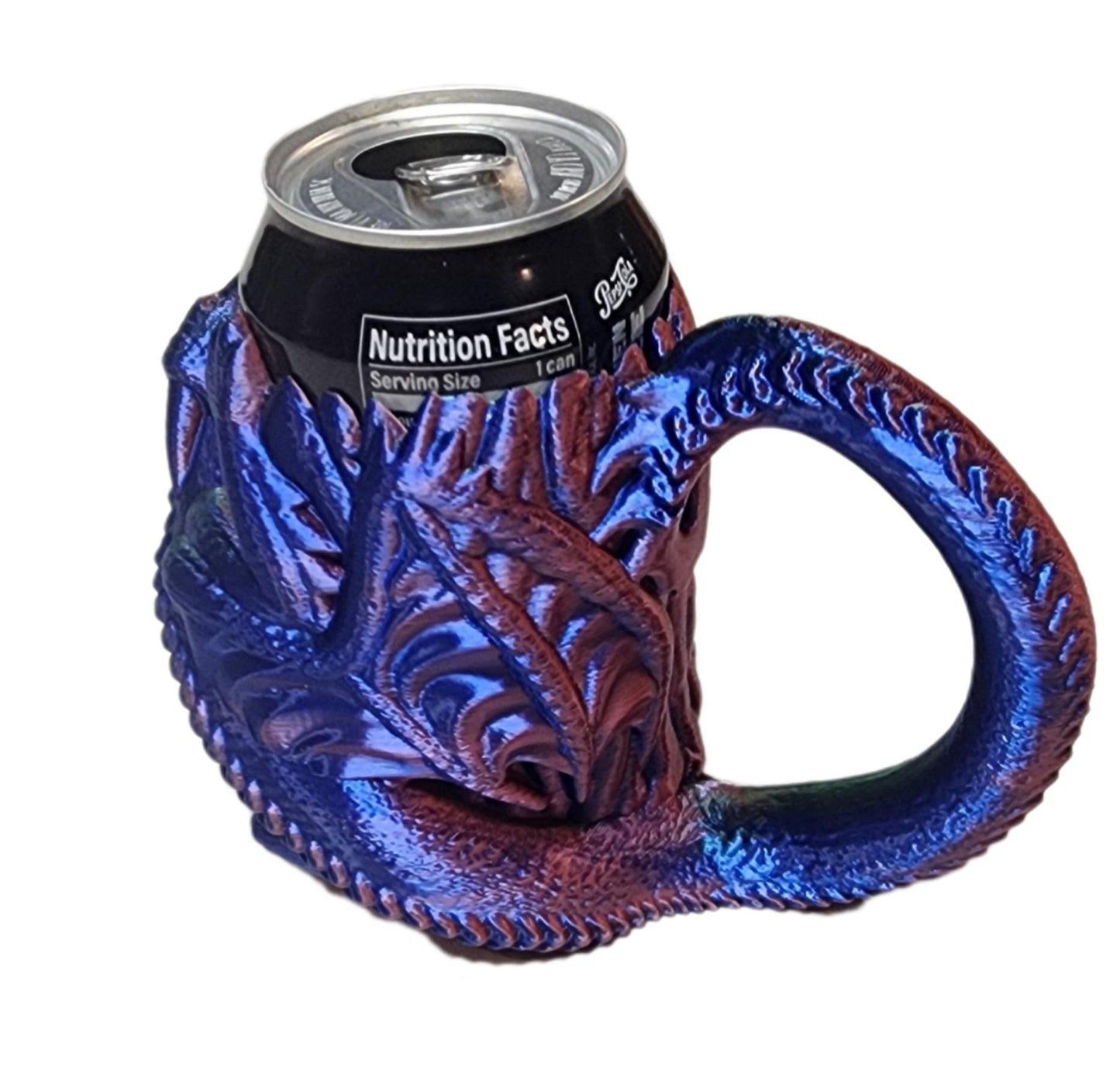 Wyvern soda can holder