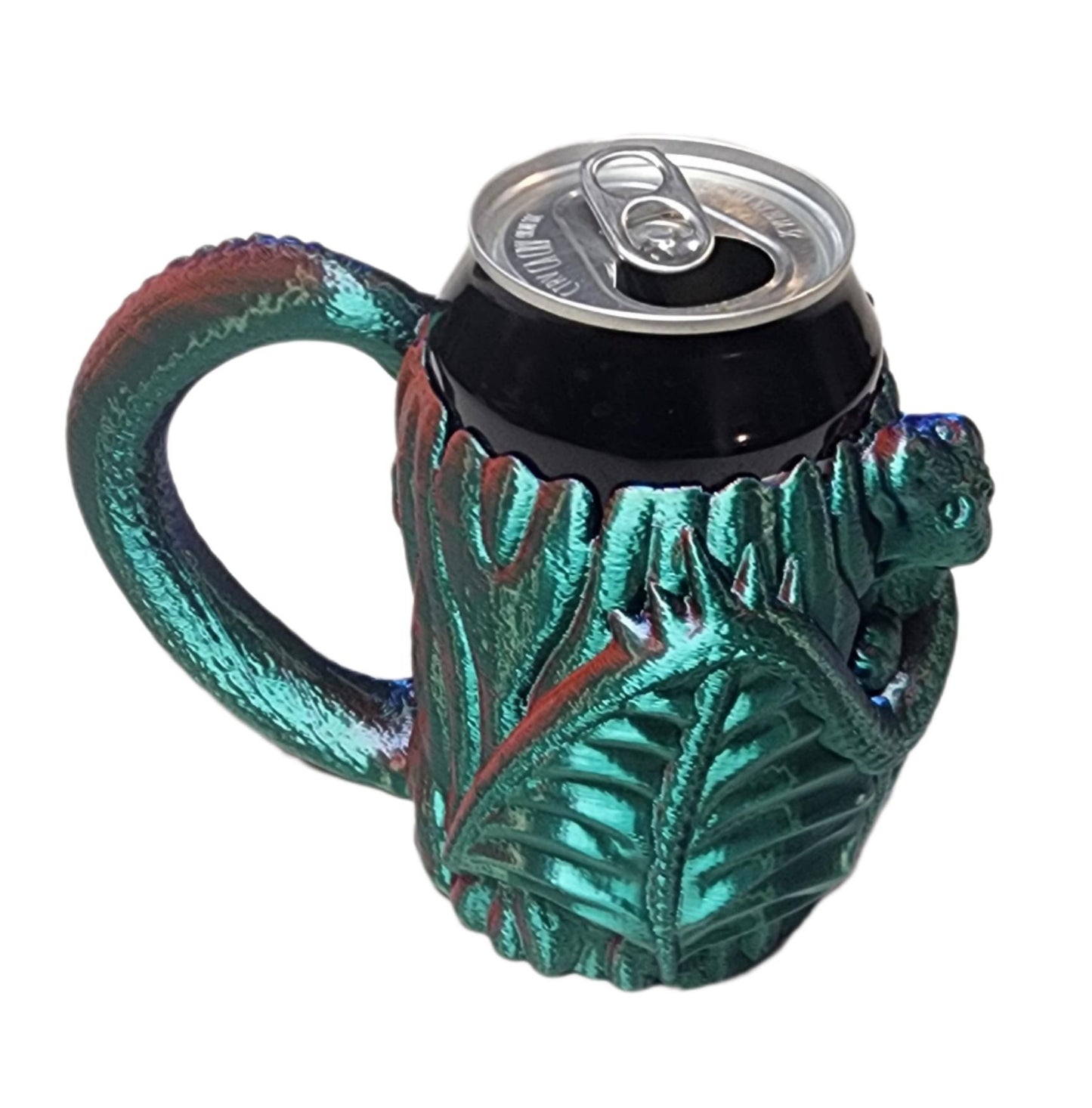 Wyvern soda can holder